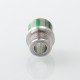 Wildtip Style Integrated Drip Tip for dotMod dotAIO V1 / V2 Pod - Green, Stainless Steel + Resin