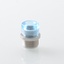 Wildtip Style Integrated Drip Tip for dotMod dotAIO V1 / V2 Pod - Translucent Blue, Stainless Steel + Acrylic