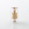 MISSION KB2 Style RBA Tank Full Kit for DotAIO V1 / V2 - Gold, Air Pins 1.0, 1.2, 2.0, 2.5, 3.0, 3.5, 4.3mm, 3.8ml