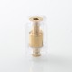 MISSION KB2 Style RBA Tank Full Kit for DotAIO V1 / V2 - Gold, Air Pins 1.0, 1.2, 2.0, 2.5, 3.0, 3.5, 4.3mm, 3.8ml