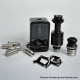 MISSION KB2 Style RBA Tank Full Kit for DotAIO V1 V2 - Black, Air Pins 1.0, 1.2, 2.0, 2.5, 3.0, 3.5, 4.3mm