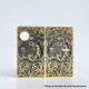 Authentic Rekavape Ghost Bride Front + Back Cover Panel Plate for dotMod dotAIO V2 Pod - Gold, Aluminum Alloy