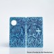 Authentic Rekavape Ghost Bride Front + Back Cover Panel Plate for dotMod dotAIO V2 Pod - Blue, Aluminum Alloy
