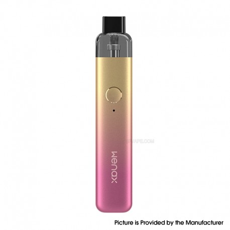 [Ships from Bonded Warehouse] Authentic GeekVape Wenax K1 600mAh Pod System Kit - Gold Pink, 2.0ml, 0.8ohm / 1.2ohm, TPD Edition