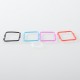 Silicone Gaskets Set for Mission XV DotBoro Style Tank - Blue + Red + Purple + Black, 4 PCS Square + 2 PCS Round Sealing Ring