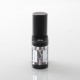 Stratum Balance Style 60W TC VW Box Mod - Translucent + Black, PC + Aluminum Allloy, 1~60W, 1 x 18350 / 18500 / 18650