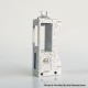 French V2.5 Style AIO Boro Mod - White Sprinkle, VW 1~60W, 1 x 18650, Evolv DNA60 Chipset, 3D Print