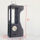 French V2.5 Style AIO Boro Mod - Black, VW 1~60W, 1 x 18650, Evolv DNA60 Chipset, 3D Print