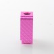 YFTK Boro Tank for SXK BB / Billet AIO Box Mod Kit - Pink, Aluminum Carbon Fiber Pattern Laser