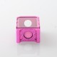 YFTK Boro Tank for SXK BB / Billet AIO Box Mod Kit - Pink, Aluminum Carbon Fiber Pattern Laser