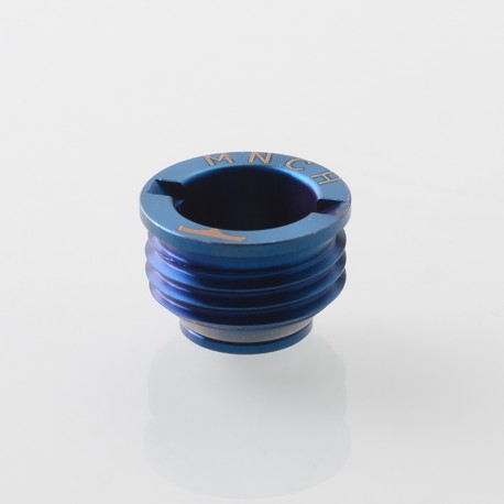 Monarchy Style Flush Nut 510 Drip Tip Adapter for Billet / BB Box Mod - Blue