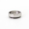 SXK Monarchy Mobb V Style RBA Bridge Replacement Decorative Ring - Silver, Stainless Steel (1 PC)