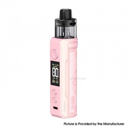 [Ships from Bonded Warehouse] Authentic Voopoo Drag X2 80W Box Mod Kit with PnP X Cartridge DTL - Glow Pink, 5~80W, 0.15/ 0.3ohm