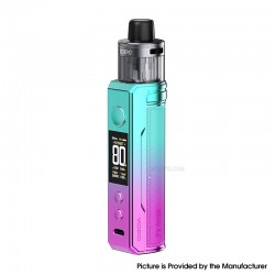 [Ships from Bonded Warehouse] Authentic Voopoo Drag X2 80W Box Mod Kit with PnP X Cartridge DTL - Sky Blue, 5~80W, 5ml, 0.3ohm
