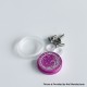 Button Set for dotMod dotAIO V2 - Pink Purple, Aluminum, 1 x Fire Button, 2 x VV Button, 1 x Fire Button Ring, 5 x Screws