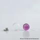 Button Set for dotMod dotAIO V2 - Pink Purple, Aluminum, 1 x Fire Button, 2 x VV Button, 1 x Fire Button Ring, 5 x Screws