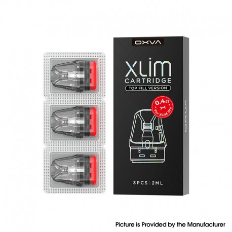[Ships from Bonded Warehouse] Authentic OXVA XLim V3 Pod Cartridge 2ml for Xlim Pro Kit / Xlim SQ Pro Kit - 0.4ohm (3 PCS)