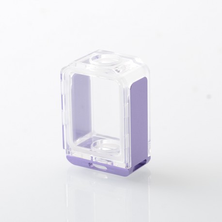 S-ProRo Style Boro Tank for SXK BB / Billet AIO Box Mod Kit - Purple + Clear, Aluminum + Acrylic