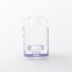 S-ProRo Style Boro Tank for SXK BB / Billet AIO Box Mod Kit - Purple + Clear, Aluminum + Acrylic