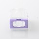 S-ProRo Style Boro Tank for SXK BB / Billet AIO Box Mod Kit - Purple + Clear, Aluminum + Acrylic