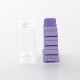 S-ProRo Style Boro Tank for SXK BB / Billet AIO Box Mod Kit - Purple + Clear, Aluminum + Acrylic