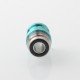 Mission XV DotMission Style Threaded Drip Tip for dotMod dotAIO V1 / V2 Pod - Green, SS + Aluminum