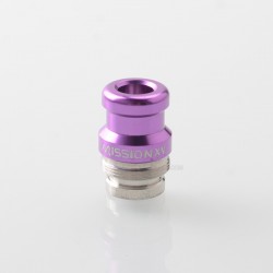 Mission XV DotMission Style Threaded Drip Tip for dotMod dotAIO V1 / V2 Pod - Purple, SS + Aluminum