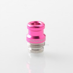 Mission XV DotMission Style Threaded Drip Tip for dotMod dotAIO V1 / V2 Pod - Pink, SS + Aluminum