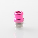 Mission XV DotMission Style Threaded Drip Tip for dotMod dotAIO V1 / V2 Pod - Pink, SS + Aluminum