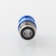 Mission XV DotMission Style Threaded Drip Tip for dotMod dotAIO V1 / V2 Pod - Blue, SS + Aluminum