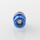Mission XV DotMission Style Threaded Drip Tip for dotMod dotAIO V1 / V2 Pod - Blue, SS + Aluminum