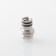 Mission XV DotMission Style Threaded Drip Tip for dotMod dotAIO V1 / V2 Pod - Silver, SS + Aluminum