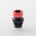 909 Modify Style AIO Drip Tip for dotMod dotAIO V1 / V2 Pod - Red, SS + Aluminum