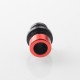 909 Modify Style AIO Drip Tip for dotMod dotAIO V1 / V2 Pod - Red, SS + Aluminum