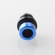909 Modify Style AIO Drip Tip for dotMod dotAIO V1 / V2 Pod - Blue, SS + Aluminum