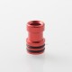Monarchy Shortie Style 510 Drip Tip - Red, Aluminum