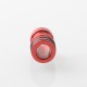 Monarchy Shortie Style 510 Drip Tip - Red, Aluminum
