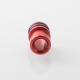 Monarchy Shortie Style 510 Drip Tip - Red, Aluminum