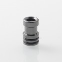 Monarchy Shortie Style 510 Drip Tip - Gun Metal, Aluminum