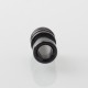 Monarchy Shortie Style 510 Drip Tip - Black, Aluminum