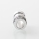 Monarchy Shortie Style 510 Drip Tip - Silver, Aluminum