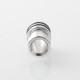 Monarchy Shortie Style 510 Drip Tip - Silver, Aluminum