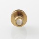 Monarchy Tapered Style Drip Tip for BB / Billet / Boro AIO Box Mod - Gold, Stainless Steel