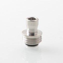Monarchy Tapered Style Drip Tip for BB / Billet / Boro AIO Box Mod - Silver, Stainless Steel