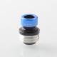 909 Modify Style Drip Tip for BB / Billet / Boro AIO Box Mod - Blue, Aluminum