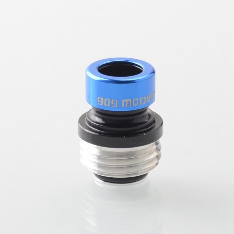 909 Modify Style Drip Tip for BB / Billet / Boro AIO Box Mod - Blue, Aluminum