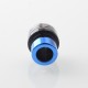 909 Modify Style Drip Tip for BB / Billet / Boro AIO Box Mod - Blue, Aluminum