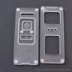 Authentic MK MODS Front + Back Door Panel Plates for Aspire Raga Aio Pod - Translucent (2 PCS)