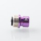 ODB Style Drip Tip for BB / Billet / Boro AIO Box Mod - Purple, Aluminum Alloy