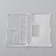 Monarchy Style Front + Back Door Panel Plates for BB / Billet Box Mod - Translucent, Acrylic, Square Hole (2 PCS)